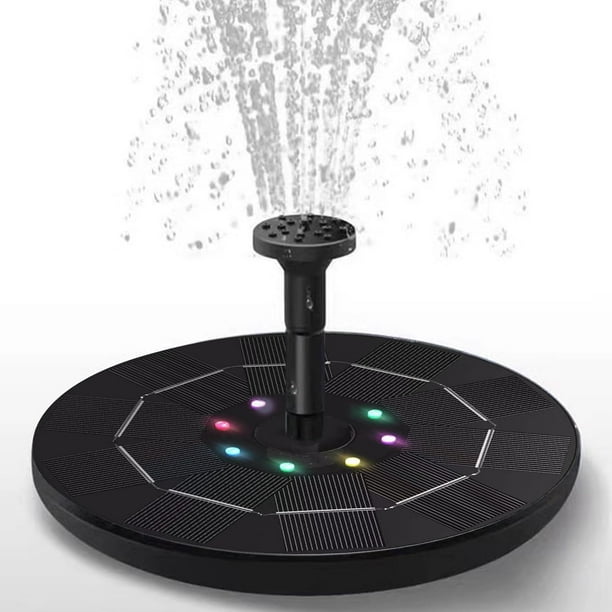 Fuentes de piscina circulares cuadradas para piscinas enterradas sobre el suelo, bomba de fuente de agua con energía solar para piscina, exterior-1PC