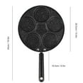 thumbnail image 3 of 5  Holes Frying Pan Non Stick Eggs Cooking Pan Home Kitchen Cookware for Breakfast Non Stick Frying Pan, 3 of 7