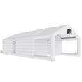 thumbnail image 4 of Jocisland 39x20x14 ft Large Inflatable Nightclub Tent for Adults with Pavilion Rest Area, White Inflatable Night Club Gazebo for Wedding, Birthday, 4 of 9