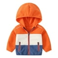 thumbnail image 2 of Esaierr Kids Hoodie Fleece Jacket for Toddler Baby Boys Winter Cotton Coat Zip Long-Sleeved Outerwear for 1-10Y, 2 of 5