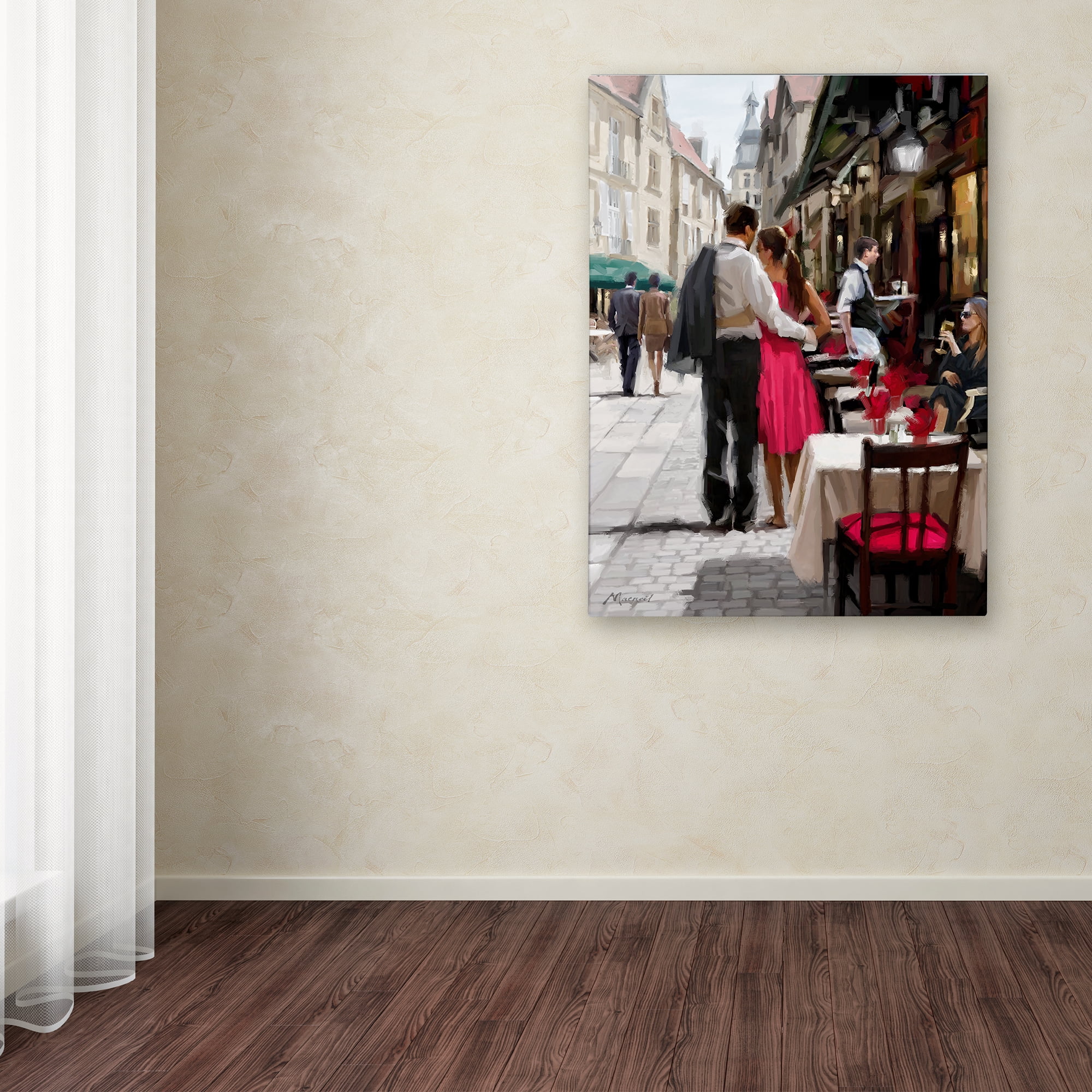 Trademark Fine Art 'Urban Couple' Canvas Art by The Macneil Studio