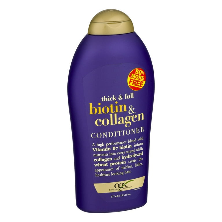 Ogx biotin and deals collagen conditioner recall