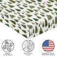 thumbnail image 5 of Sweet Jojo Designs Woodland Pine Tree Boy or Girl Gender Neutral Unisex 100% Cotton Muslin Fitted Crib Sheet, 5 of 6