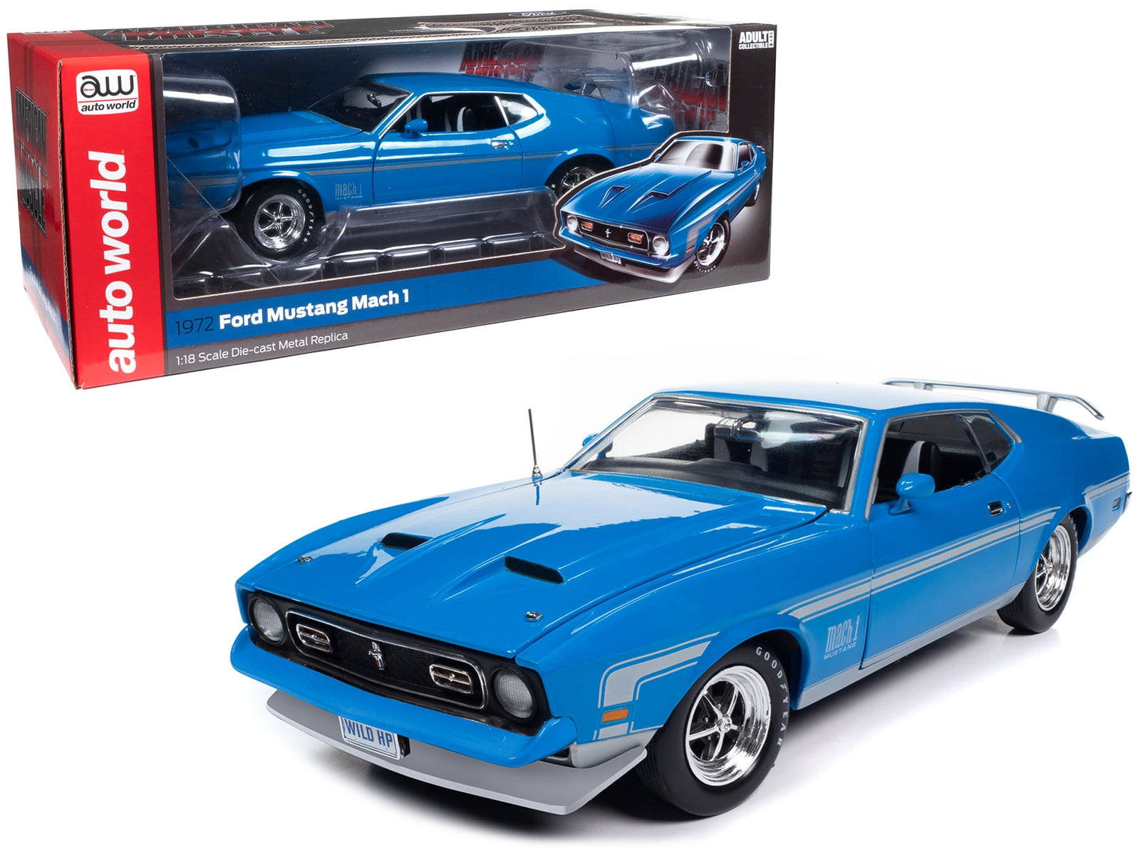 Pair of store Ford Mustang 1/18 Scale die cast model cars