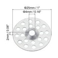 thumbnail image 2 of Unique Bargains Rondelles 25mm x 2mm pour Fixer Planche d'Isolation Joints Plats en Métal Attaches à Goupille Lot de 200, 2 of 5