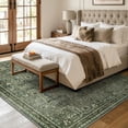 thumbnail image 4 of Lahome Vintage 5x7 Area Rugs for Living Room, Washable Non Slip Green Bedroom Rug, Boho Floral Soft Non-Shedding Indoor Carpet for Kitchen Playroom Foyer Office, 4 of 11