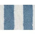 thumbnail image 3 of Garland Rug Beach Stripe Washable Bath Rug Set, 2 Piece Set (17"x24" Bath Rug, & 21"x34" Bath Rug) Basin Blue/White, 3 of 6