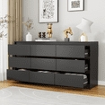 thumbnail image 4 of Slevoo 9 Drawer Dresser, Dresser for Bedroom with Wooden Bins, Modern Chest of Drawers, Black, 4 of 7