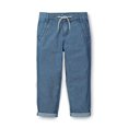 thumbnail image 1 of Hope & Henry Boys' Chambray Rolled Cuff Pant With Drawstring, 1 of 3
