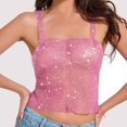thumbnail image 3 of Kureaily Stylish Women's Tank Tops For Parties And Nightclubs Rhinestone Sleeveless Crop Top For A Seductive Tank Tops for Women, 3 of 5