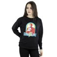 thumbnail image 2 of DC Comics Womens Shazam Buble Gum Frame Sweatshirt, 2 of 3
