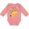 thumbnail image 3 of Inktastic Taco Princess- Cute Taco Boys or Girls Long Sleeve Baby Bodysuit, 3 of 5