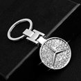 thumbnail image 1 of Double-sided bling crystal inlaid 3d car keychain accessory L, 1 of 3