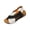 Black Shoes for Women, variant on Women's Sandal Wedge Heel Sole Open Toe Plus Size Available For Daily Wear And Beach Outings Style Light Blue 38