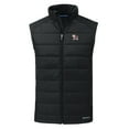 thumbnail image 2 of Men's Cutter & Buck Black Clemson Tigers Evoke Hybrid Eco Softshell Recycled Full-Zip Vest, 2 of 3