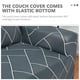 thumbnail image 3 of Sofa Cover Protector for 3 Seater Couch Stretch Washable Slipcover, 3 of 3