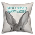 thumbnail image 2 of Creative Products Hippity Hoppity Happy Easter 16x16 Spun Poly Pillow, 2 of 3