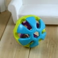 thumbnail image 4 of UDIYO Pet Playing Ball Ball Shape Durable Colorful Cats Playing Ringing Ball for Chewing, 4 of 7