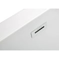 thumbnail image 5 of 60" Acrylic Freestanding Bathtub, Contemporary Stand Alone Soaking Tub with Slotted Overflow and Drain, Rectangle Free Standing Tub, CUPC Certified, Glossy White, 5 of 6