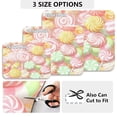 thumbnail image 4 of Colorful Candy Pattern Diatomaceous Earth Water Absorbent Mat, Anti-Slip Rubber Backing, 15.7" x 11.8", 4 of 11