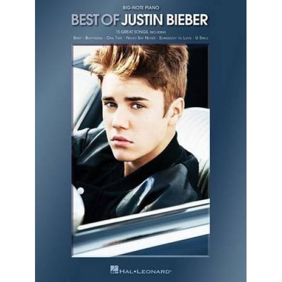 Best of Justin Bieber for Big-Note Piano