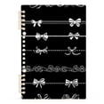 thumbnail image 3 of joogoo Spiral Journal Notebook Romantic Bows College Ruled Notebooks 8.3" x 5.7" 2 PCs, 3 of 8