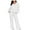 1# White cheap stuff under 5 dollars, variant on Dyegold Sweatsuits For Women Set 2 Piece Outfit Set Cropped Long Sleeve Hoodies Top Long Pants Tracksuit Lounge Joggers Sets