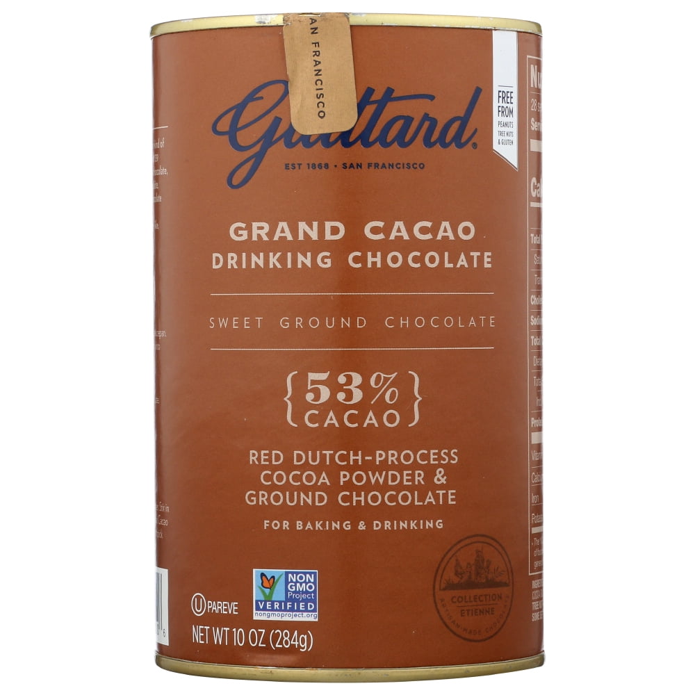 Guittard Chocolate Grand Cacao Drinking Chocolate, 10 Oz