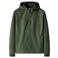 thumbnail image 2 of Chaqueta de otoño para hombre Chaqueta deportiva a prueba de viento e impermeable Chaqueta de talla grande Pompotops  oipoqjl9164, 2 of 8