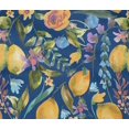 thumbnail image 4 of oneOone Cotton Flex Navy Blue Fabric Leaves & Rose Floral Fabric For Sewing Printed Craft Fabric By The Yard 40 Inch Wide, 4 of 4