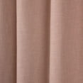 thumbnail image 4 of Quality Home Linen Blend Blackout Curtains - Antique Bronze Grommets - 52" W x 84" L - Sesame (Single Panel), 4 of 4