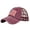 Red, variant on American Flag Trucker Hat - Snapback Hat, Baseball Cap for Men Women - Breathable Mesh Side, Adjustable Fit - for Casual Wear Black One Size