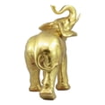 thumbnail image 4 of Auspicious Large Thai Buddha Feng Shui Golden Elephant With Trunk Up Statue, 4 of 5