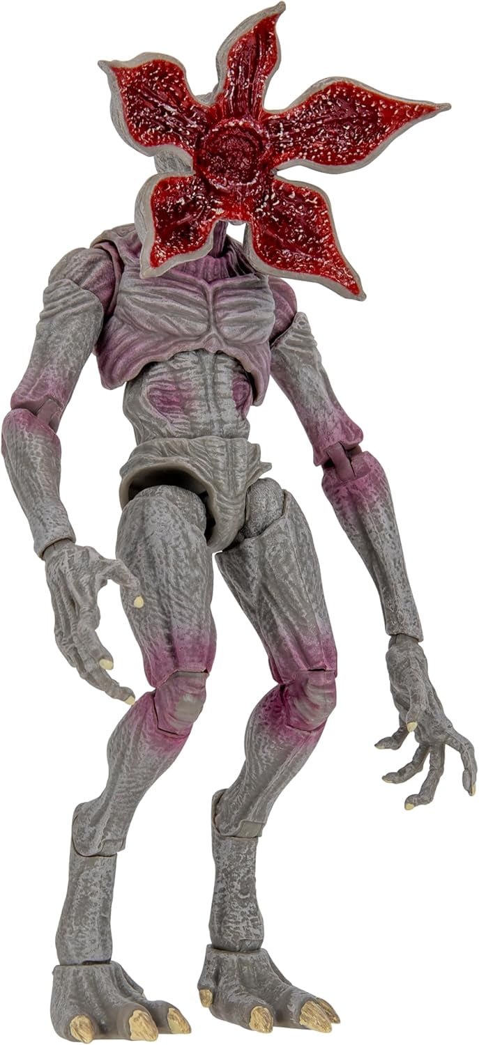Stranger Things Demogorgon Upside Down Collector Figure - 6-Inch Highly Detailed Figure with Alternate Head and Environmental Display Base