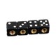 thumbnail image 1 of 4Pcs Valve Stem Cover Cap, Cool Dice Shape Wheel Tire Valve Stem Cover Cap Multi-color Optional for Car, Truck, and Motocycle, 1 of 5