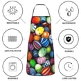 thumbnail image 6 of Yiaed Easter Eggs2 Print Kitchen Apron with Hand Wipe Pockets,Big Pocket,Aprons for Women with Pockets, Waterproof for Cooking Baking, 6 of 7