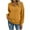 Yellow, variant on Chbgutlmr Quarter Zip Pullover for Women Fall Stand Collar Long Sleeve Loose Workout Sports Sweatshirt