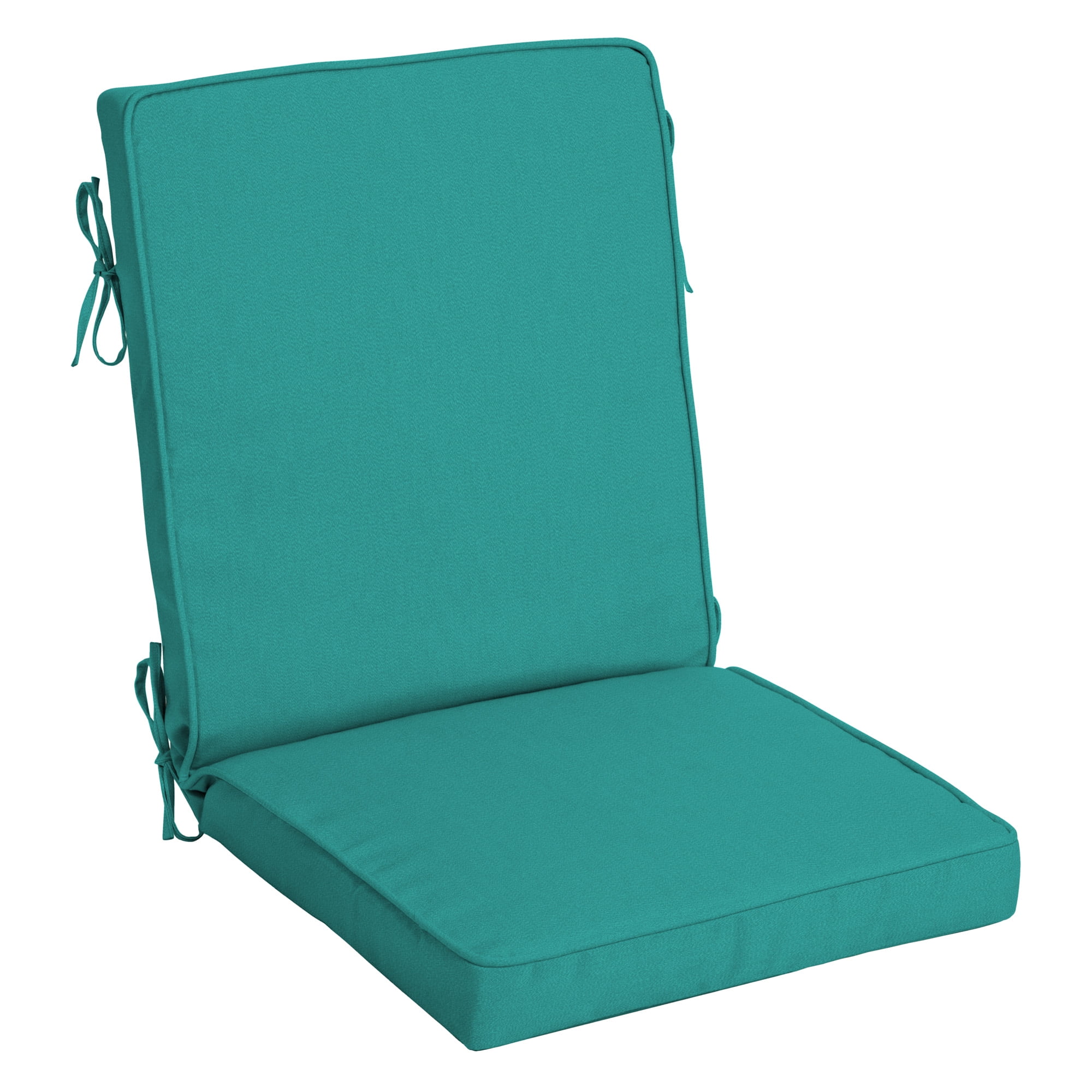 Arden Selections 44" x 20" Blue Solid Print Rectangle Chair Outdoor