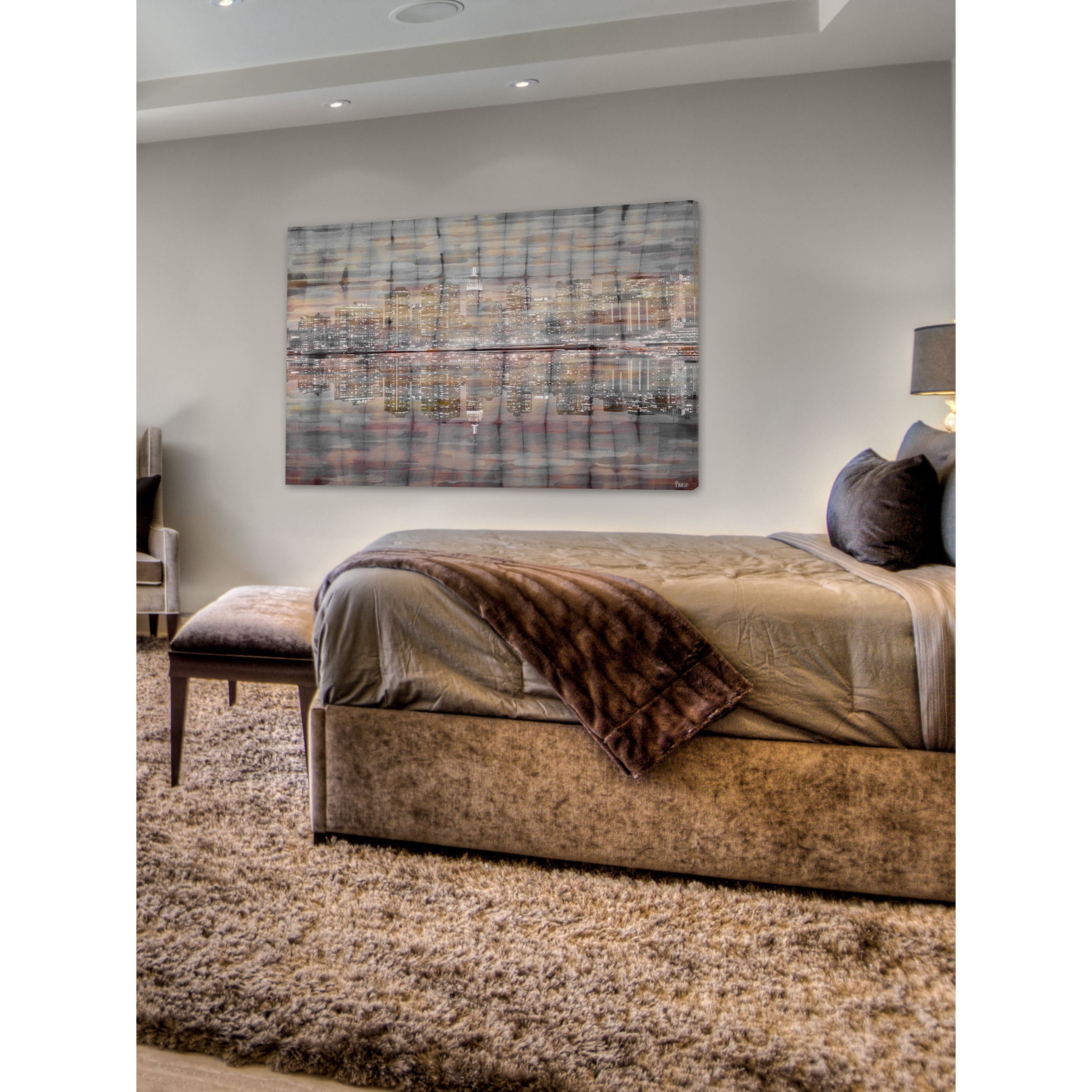 Parvez Taj "Bright Lights" Print on Canvas