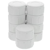 10 Pcs Removable Making PVC Pipe Cap 1-1/4'' White