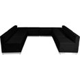thumbnail image 3 of Flash Furniture Hercules Alon 8 Pièces de Réception en Noir, 3 of 7