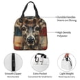 thumbnail image 4 of Disketp American Flag Deer Art Bolsa Térmica para Almuerzo para Hombre y Mujer, Ideal para Trabajo, Senderismo y Picnic, 4 of 8