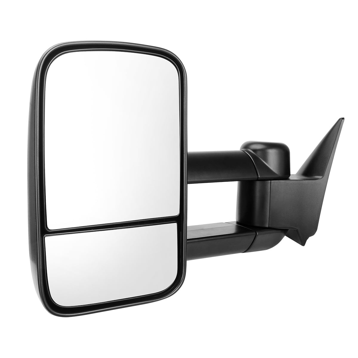 LEDKINGDOMUS Manual Telescoping Trailer Tow Mirrors for 1988-2000 Chevy GMC 1500/2500/3500
