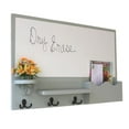 thumbnail image 1 of Large Slot Mail Organizer with Whiteboard, Coat Hooks & Mason Jar, 1 of 11