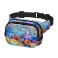 thumbnail image 2 of Fuzoiu Spring Flower Seasonal Print Unisex Square Double Layer Waist Bag,Crossbody Fanny Pack Travel Workout Accessory, 2 of 9
