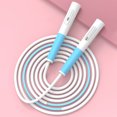 thumbnail image 3 of LYMAYTER Skipping Rope Ergonomic -slip Length Adjustable No Knot PVC Physical Testing Training Jump Rope Racing Competition Fitness, 3 of 8