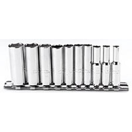Stanley Proto J47102 10 Piece 6 Point 1 4 Drive Socket Set