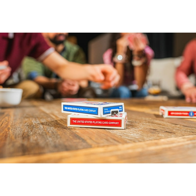 Bicycle Poker Playing Cards, Jumbo Index, 2 Pack (Red & Blue