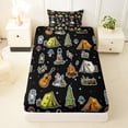 thumbnail image 3 of Erosebridal Cartoon Guitar Tent Mushroom Twin Sheet Sets 3pcs For Kids Boys Girls,Teens Adventure Theme Bedding, 3 of 5