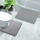 thumbnail image 1 of Xihbxyly Juego de Alfombrillas de Baño de Espuma, Absorción de Agua Suave, Base Antideslizante, Espuma Viscoelástica Cómoda, Decoración Moderna para Baño, Lavable a Máquina, 2 Unidades, 40 X 60 Cm, 4, 1 of 7